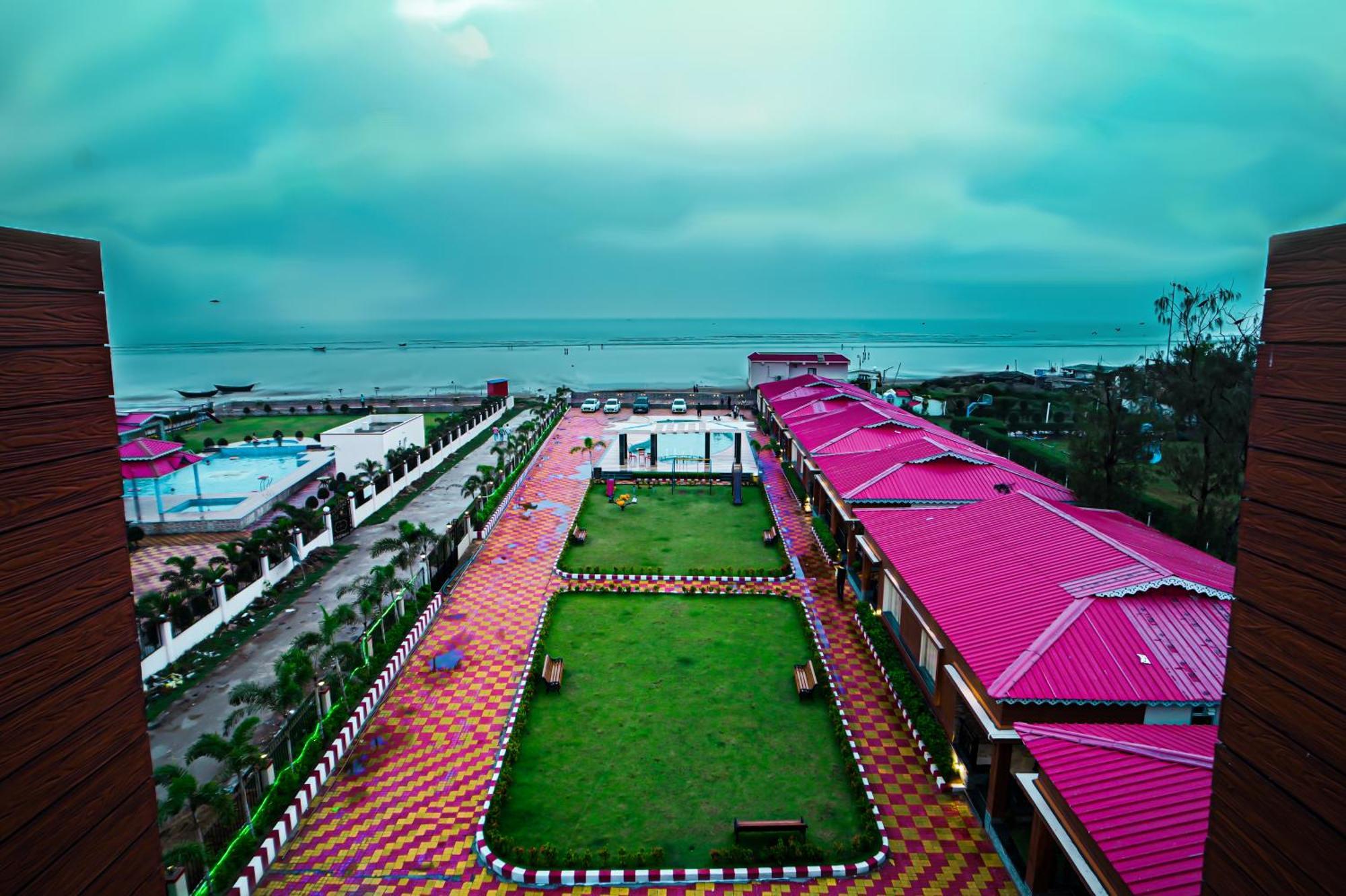 Prasant On Beach Resort !! Lift - Wifi -Restaurant-Parking Facilities-Newly Decorated Room !! Mandarmani Esterno foto